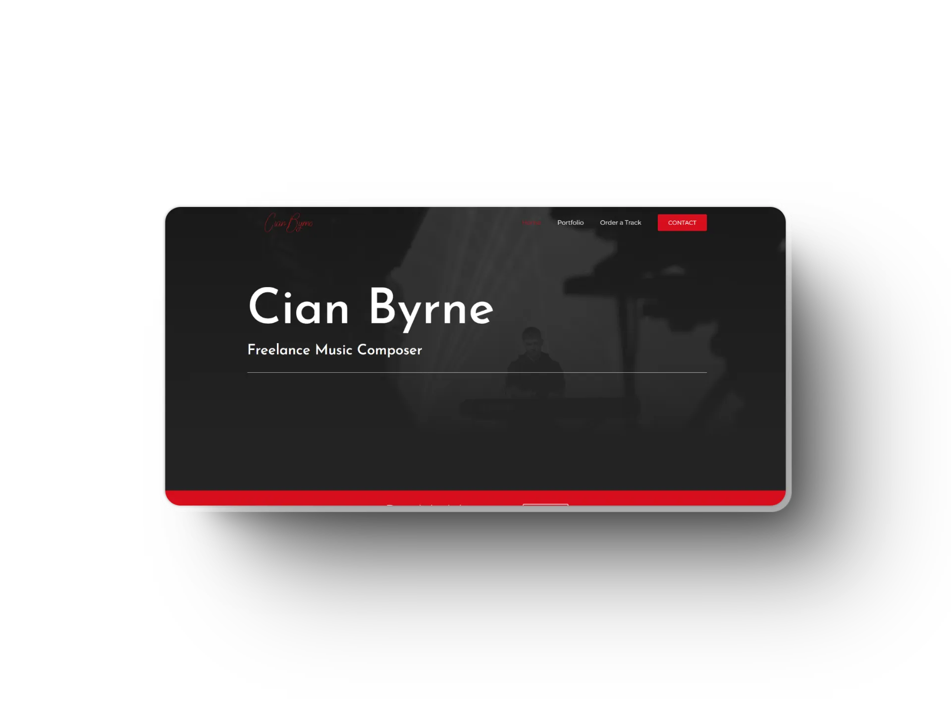 izrada web stranice za muziku