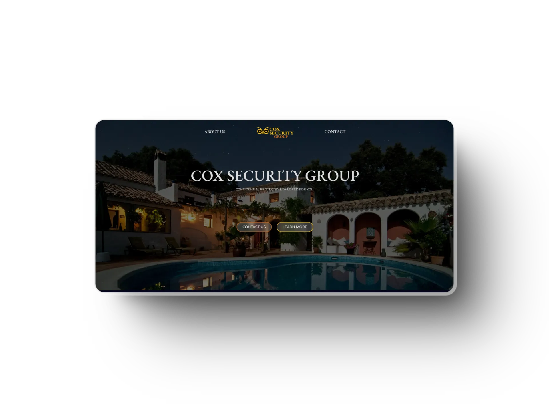 izrada web stranice za security usluge